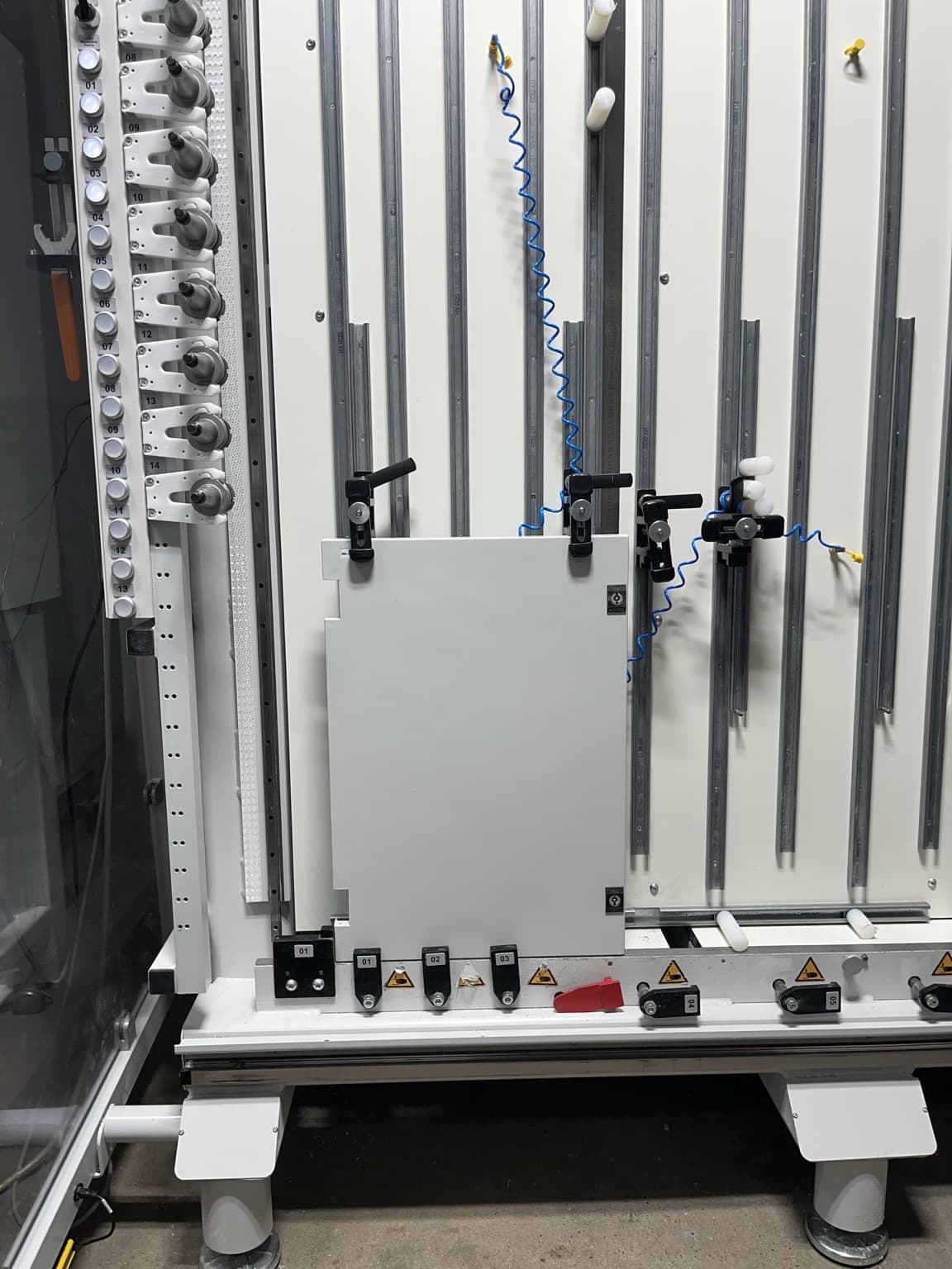 A1X Automation industrial control panel under construction in the Saint Paul shop